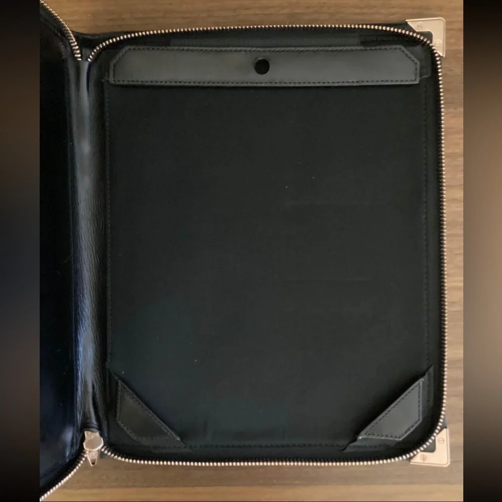 Alexander Wang Black Leather Tablet Cover/Case